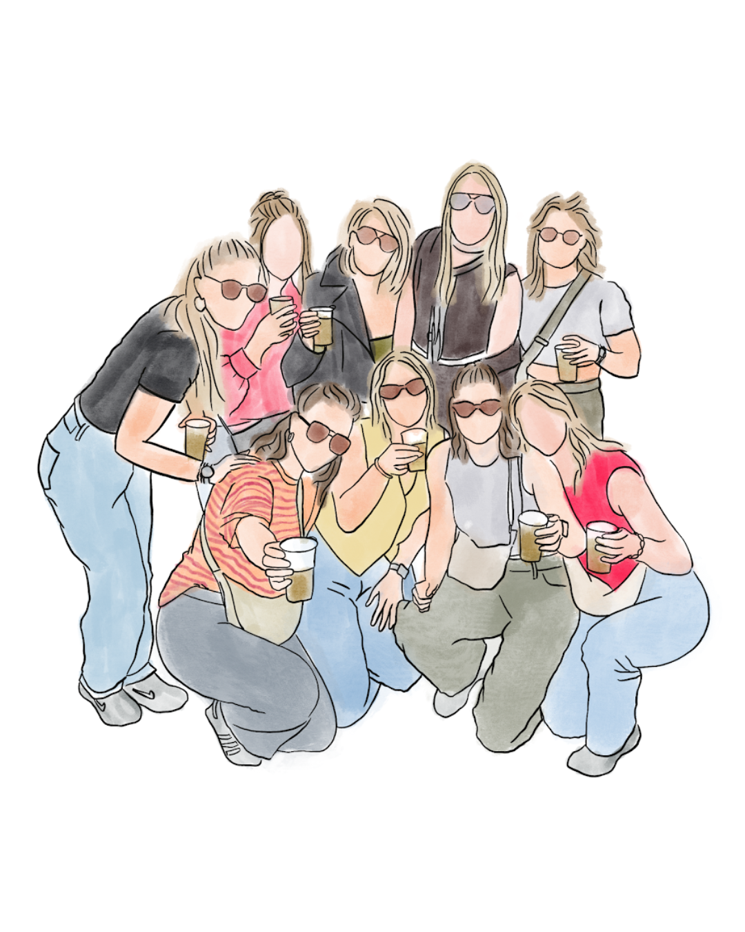 Lijntekening-Tegeltje op maat